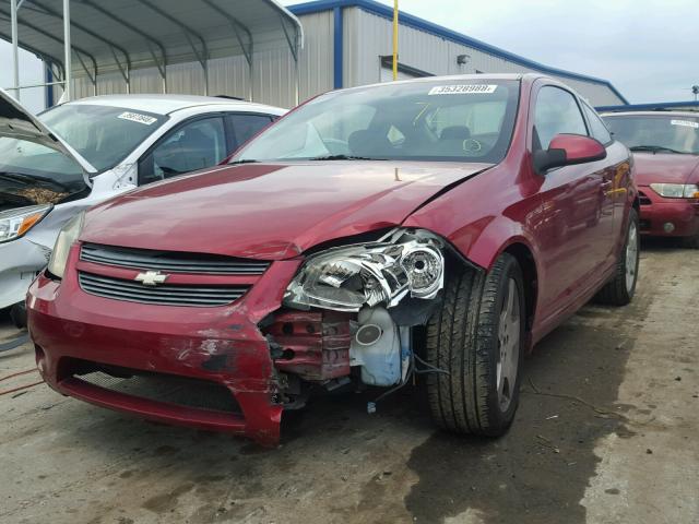 1G1AF1F58A7109691 - 2010 CHEVROLET COBALT 2LT MAROON photo 2