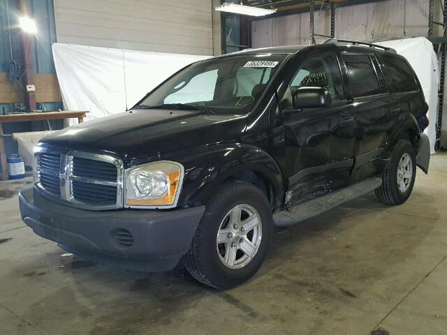 1D4HB38N86F105859 - 2006 DODGE DURANGO SX BLACK photo 2