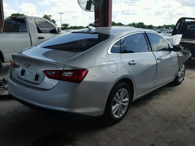 1G1ZE5ST6HF242547 - 2017 CHEVROLET MALIBU LT SILVER photo 4