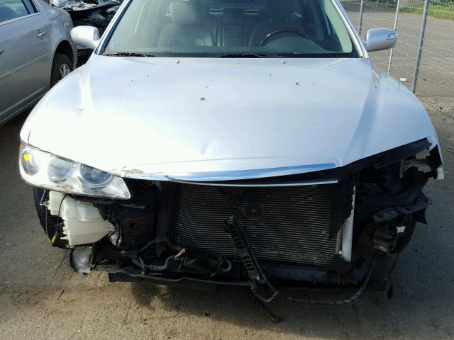 KMHFC46F88A290509 - 2008 HYUNDAI AZERA SE SILVER photo 9