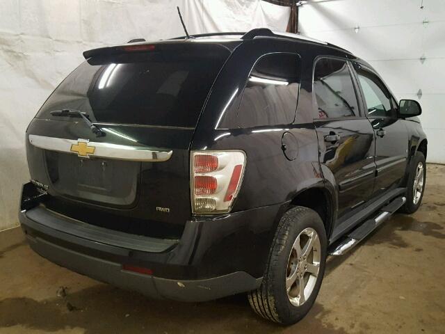 2CNDL73F376096978 - 2007 CHEVROLET EQUINOX LT BLACK photo 4