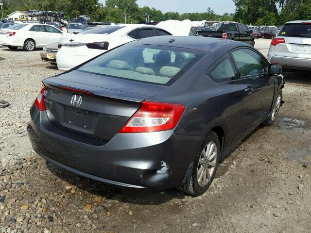 2HGFG3B84CH544884 - 2012 HONDA CIVIC EX ნაცრისფერი ფოტო 4