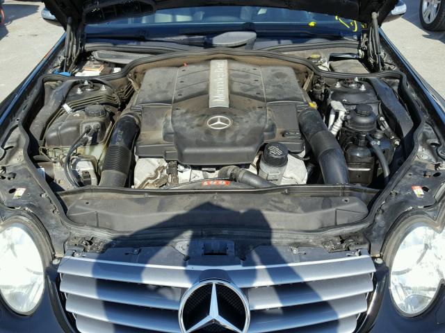 WDBSK75F36F116662 - 2006 MERCEDES-BENZ SL 500 BLACK photo 7