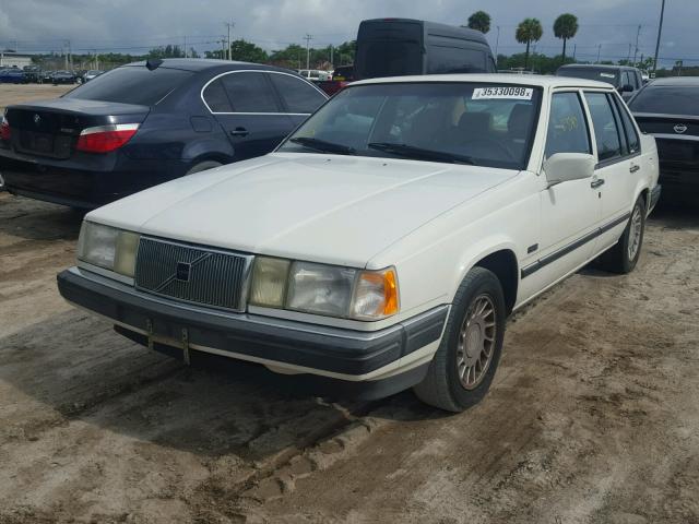 YV1KS9518R0044330 - 1994 VOLVO 960 WHITE photo 2