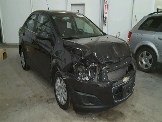 1G1JC5SB2E4232115 - 2014 CHEVROLET SONIC LT BLACK photo 1