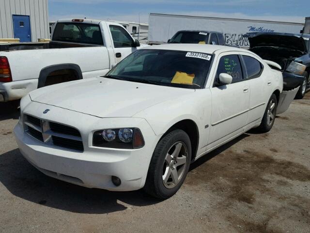 2B3CA3CV2AH100764 - 2010 DODGE CHARGER SX WHITE photo 2