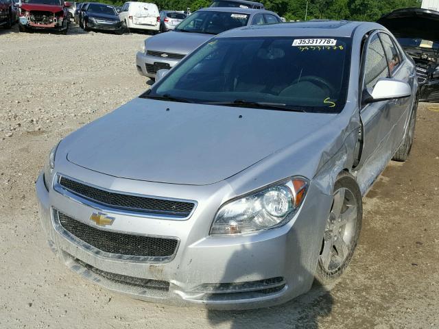 1G1ZC5E0XCF148834 - 2012 CHEVROLET MALIBU 1LT SILVER photo 2
