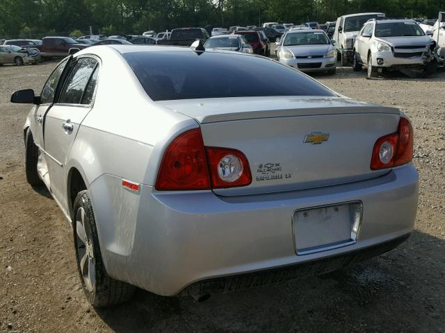 1G1ZC5E0XCF148834 - 2012 CHEVROLET MALIBU 1LT SILVER photo 3