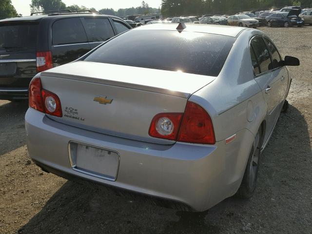 1G1ZC5E0XCF148834 - 2012 CHEVROLET MALIBU 1LT SILVER photo 4