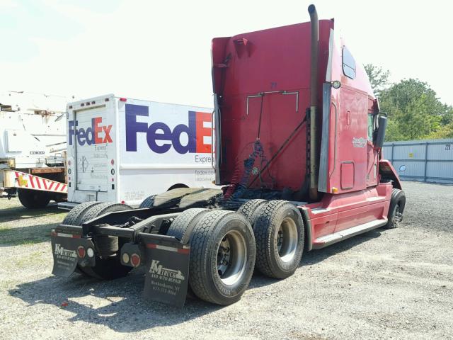 1FUJBBDRXADAP1294 - 2010 FREIGHTLINER CONVENTION RED photo 4