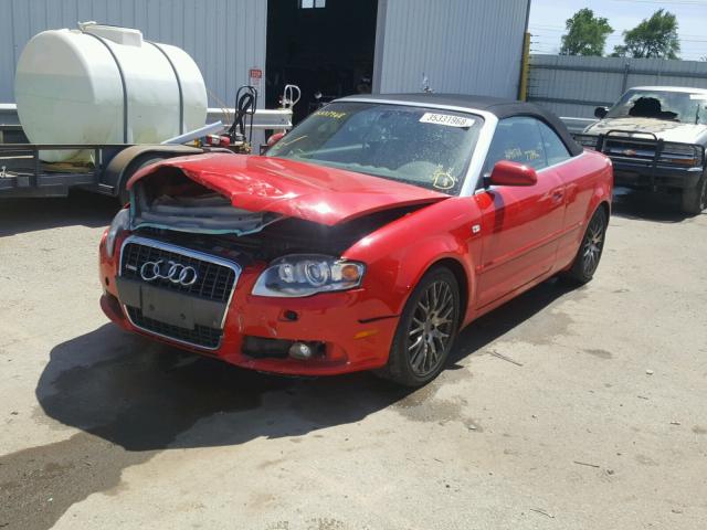 WAUDF48H99K004709 - 2009 AUDI A4 2.0T CA RED photo 2