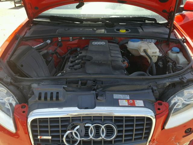 WAUDF48H99K004709 - 2009 AUDI A4 2.0T CA RED photo 7