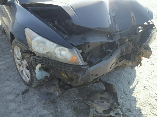 1HGCP36839A010960 - 2009 HONDA ACCORD EXL BLACK photo 9