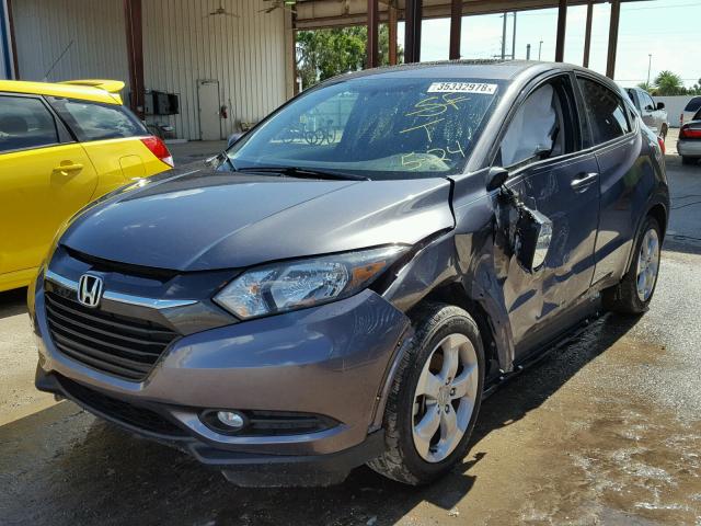 3CZRU5H55GM738435 - 2016 HONDA HR-V EX GRAY photo 2