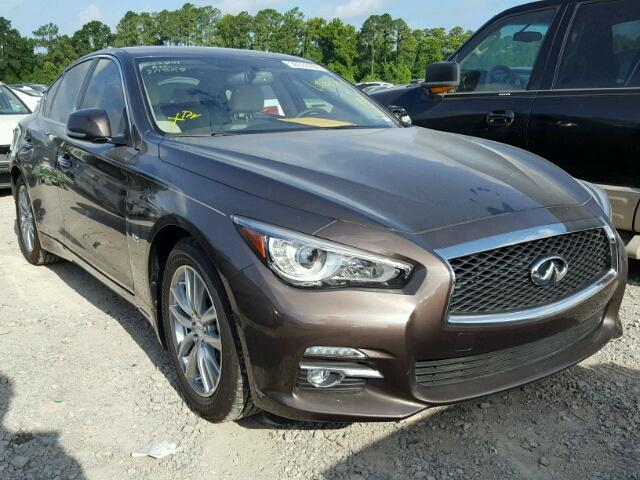 JN1EV7AP0HM741090 - 2017 INFINITI Q50 PREMIU BROWN photo 1