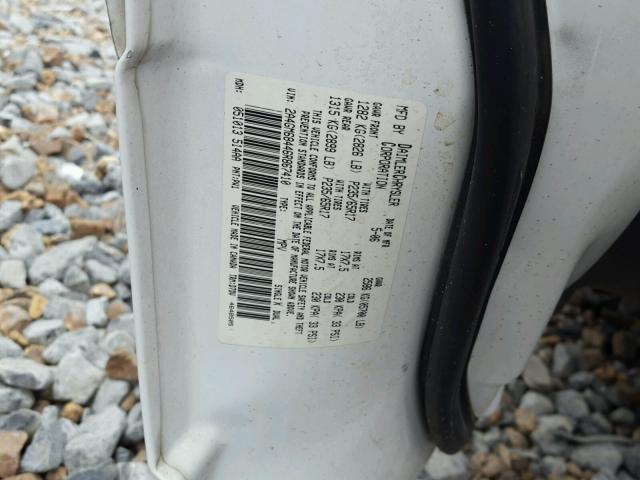 2A4GM68446R867410 - 2006 CHRYSLER PACIFICA T WHITE photo 10