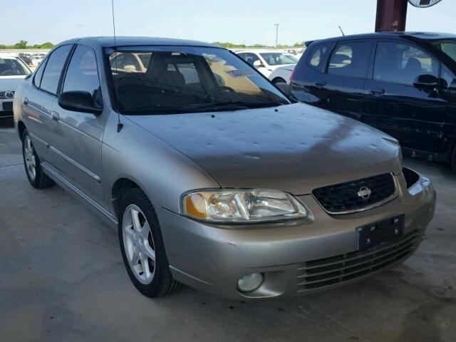 3N1BB51D01L107008 - 2001 NISSAN SENTRA SE BEIGE photo 1