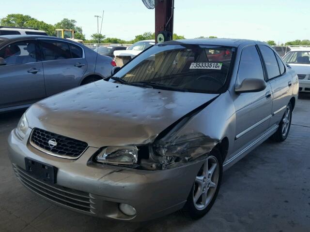 3N1BB51D01L107008 - 2001 NISSAN SENTRA SE BEIGE photo 2