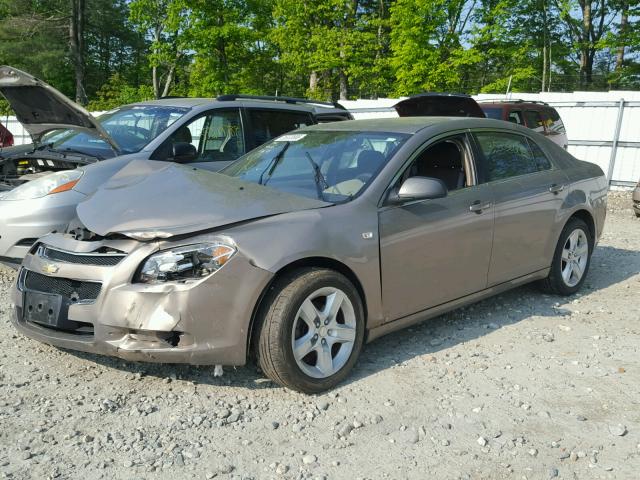 1G1ZG57N28F251329 - 2008 CHEVROLET MALIBU LS BROWN photo 2