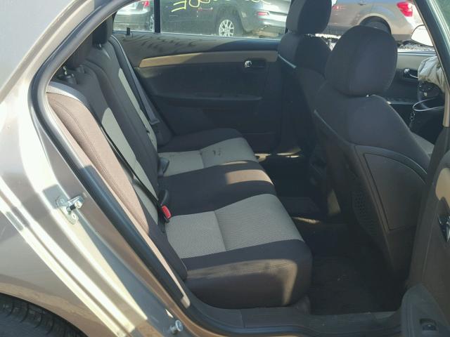 1G1ZG57N28F251329 - 2008 CHEVROLET MALIBU LS BROWN photo 6