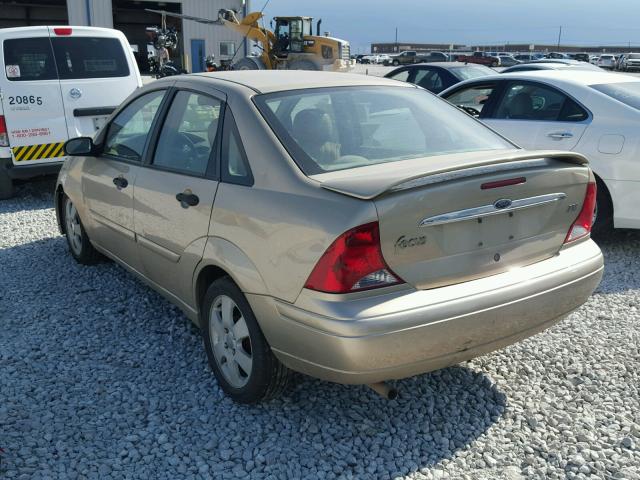 1FAFP38342W114241 - 2002 FORD FOCUS ZTS GOLD photo 3