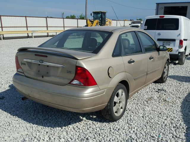 1FAFP38342W114241 - 2002 FORD FOCUS ZTS GOLD photo 4