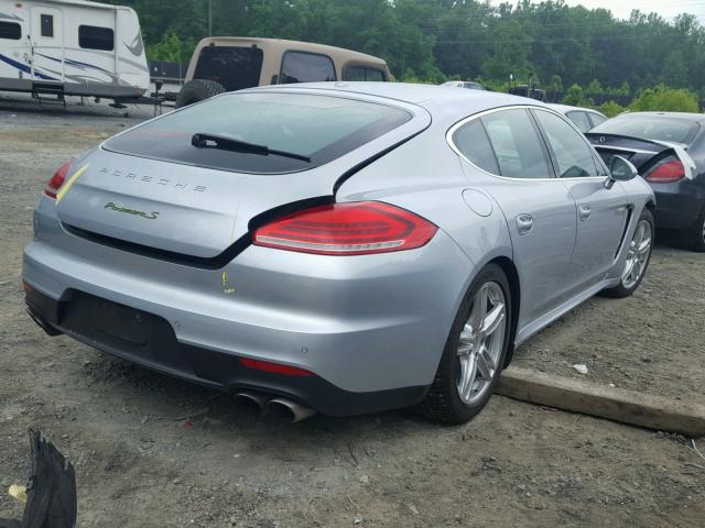 WP0AD2A75FL040629 - 2015 PORSCHE PANAMERA S SILVER photo 4