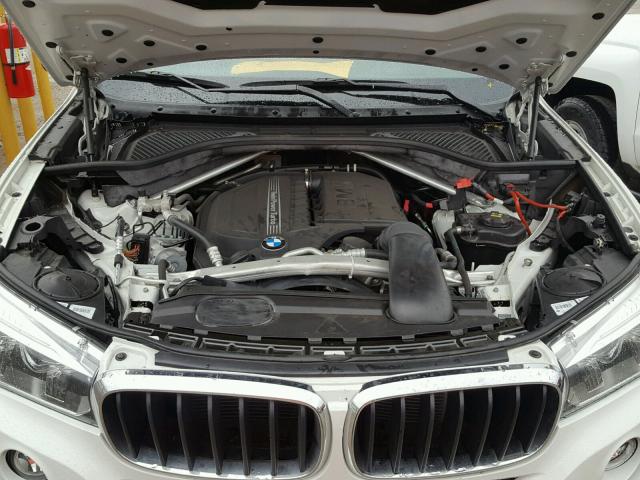 5UXKR0C55F0P12050 - 2015 BMW X5 XDRIVE3 WHITE photo 7