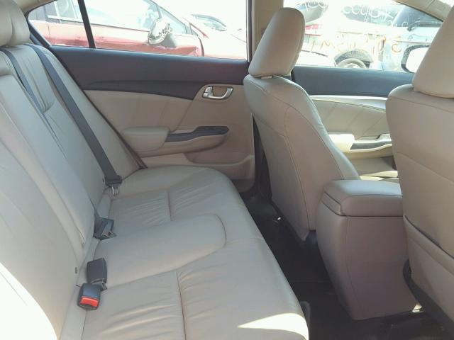 19XFB2F96DE003701 - 2013 HONDA CIVIC EXL Ağ foto 6