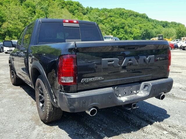 1C6RR6YT0HS805485 - 2017 RAM 1500 REBEL BLACK photo 3