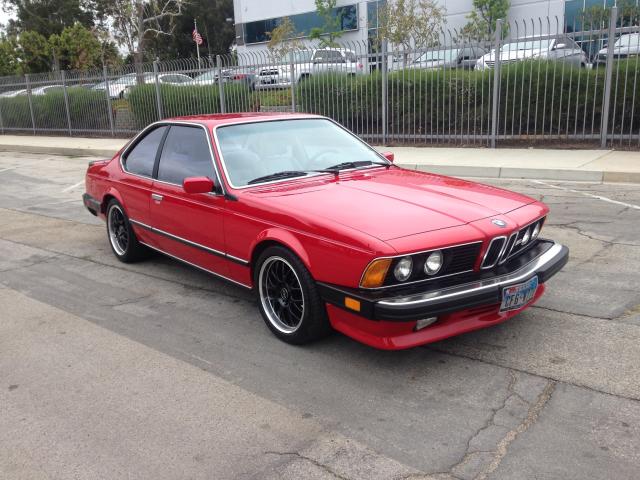 WBAEE1402H2560350 - 1987 BMW M6 RED photo 1