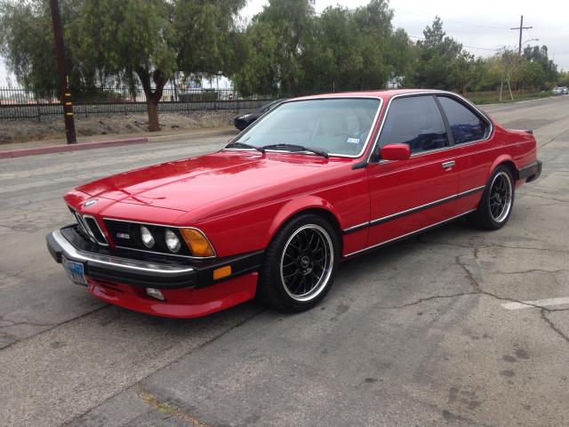 WBAEE1402H2560350 - 1987 BMW M6 RED photo 3