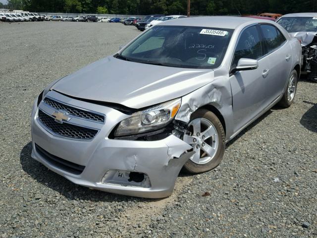 1G11C5SA2DF222601 - 2013 CHEVROLET MALIBU 1LT SILVER photo 2