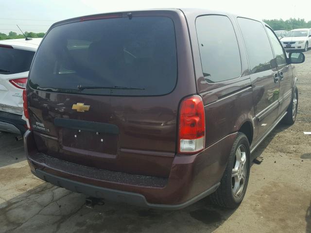 1GNDV23137D118847 - 2007 CHEVROLET UPLANDER L 勃艮第红 照片 4