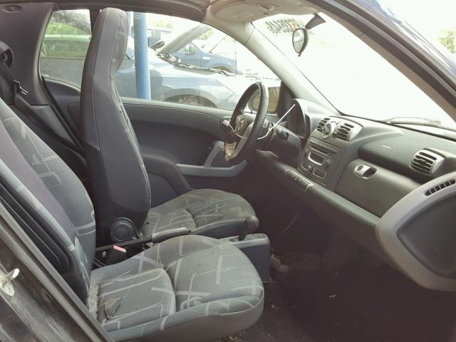 WMEEK31X48K160980 - 2008 SMART FORTWO PAS 黑色 照片 5