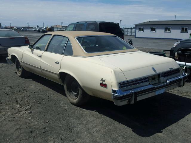 4J29H6Z111443 - 1976 BUICK REGAL ბეჟი ფოტო 3