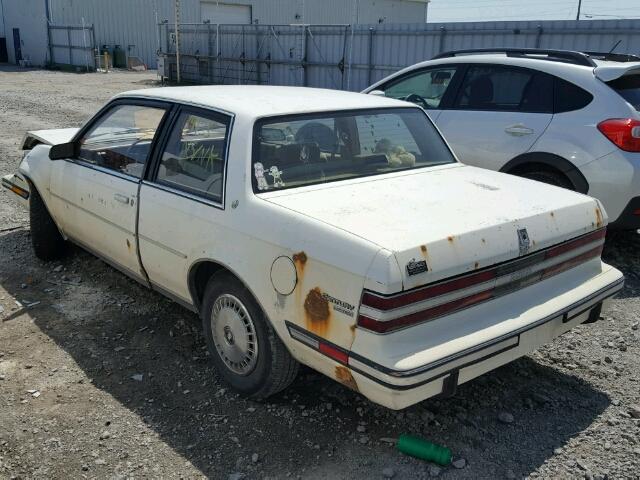 1G4AL2736GT476569 - 1986 BUICK CENTURY LI WHITE photo 3