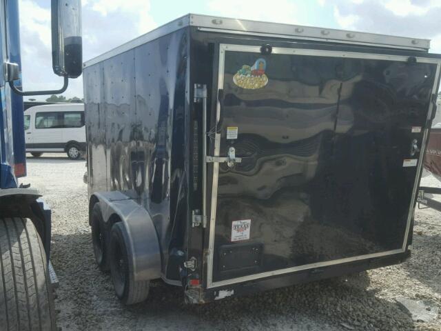 53FBE122XHF030369 - 2017 CARGO TRAILER BLACK photo 3