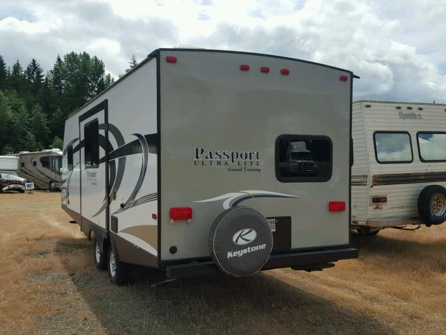 4YDT2402XFX412990 - 2015 KEYSTONE PASSPORT 白色 照片 3