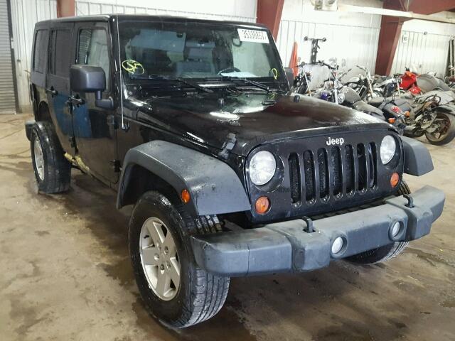 1J4GA39197L121640 - 2007 JEEP WRANGLER X BLACK photo 1