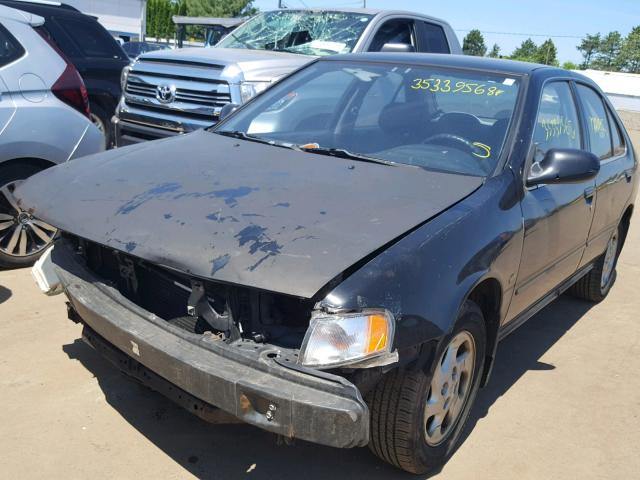 3N1AB41D8XL081286 - 1999 NISSAN SENTRA BAS BLACK photo 2