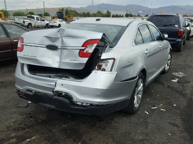 1FAHP2EW0BG172701 - 2011 FORD TAURUS SEL SILVER photo 4