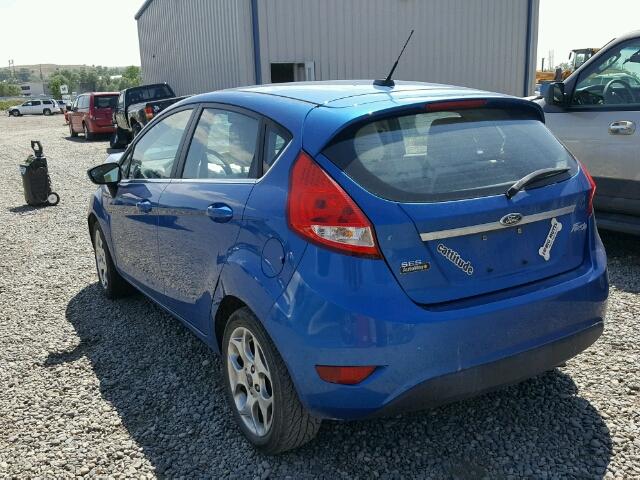 3FADP4FJ4BM174759 - 2011 FORD FIESTA SES BLUE photo 3