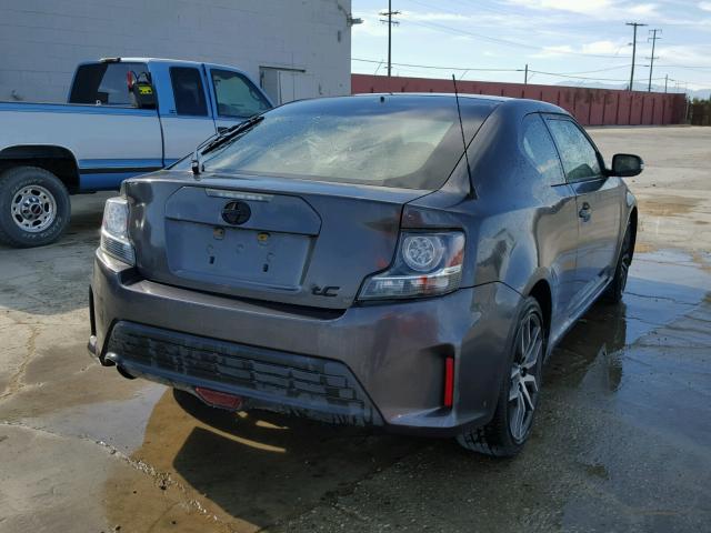 JTKJF5C74GJ019480 - 2016 TOYOTA SCION TC 灰色 照片 4
