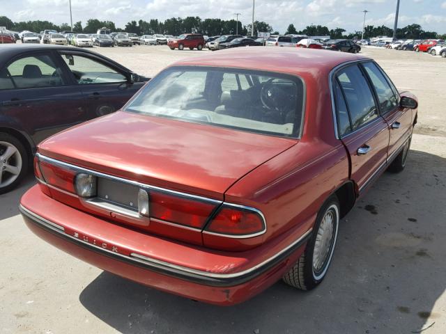 1G4HP52K3WH527949 - 1998 BUICK LESABRE CU RED photo 4