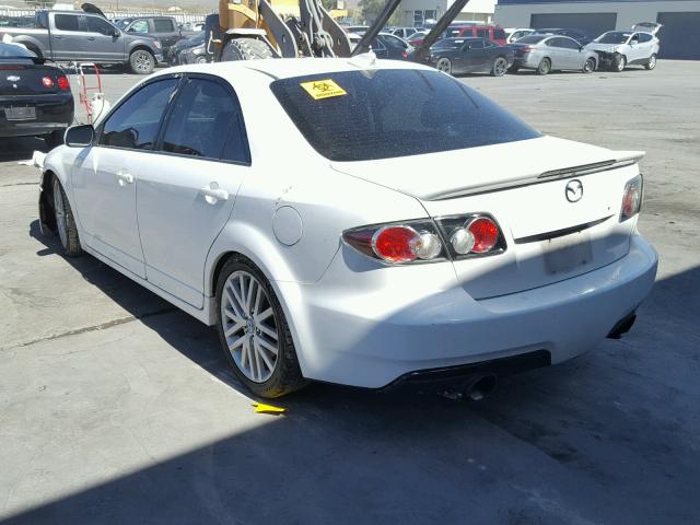 JM1GG12LX61104036 - 2006 MAZDA SPEED 6 WHITE photo 3