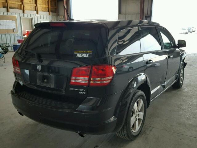 3D4GG57V99T502100 - 2009 DODGE JOURNEY SX BLACK photo 4