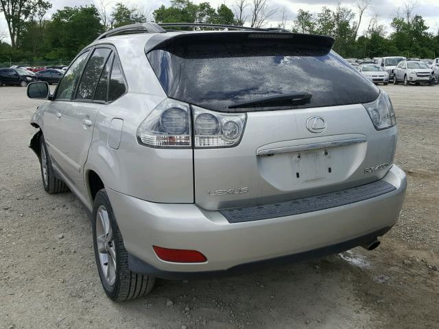 JTJHW31U160023541 - 2006 LEXUS RX 400 SILVER photo 3