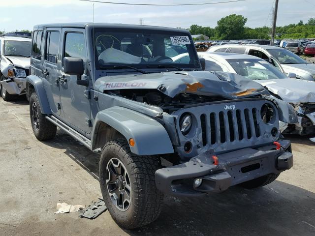 1C4BJWFG6DL683484 - 2013 JEEP WRANGLER U GRAY photo 1