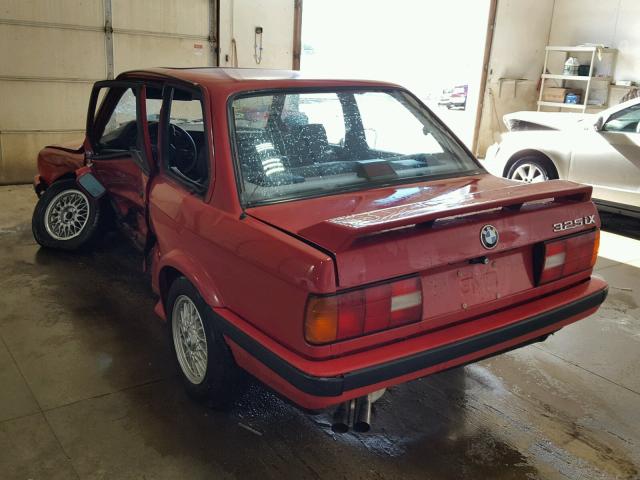 WBAAB9305J8137014 - 1988 BMW 325 IX RED photo 3